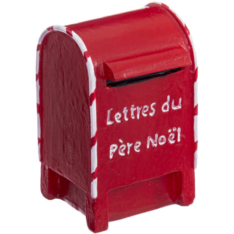 Accessoire pour Village de Noël - Boîte aux lettres Père Noël - Feeric Christmas