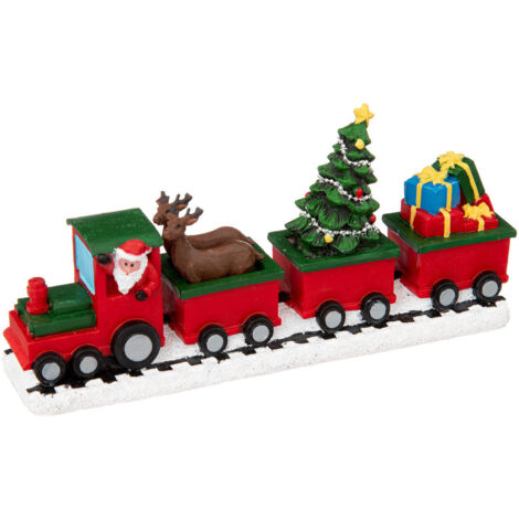 Accessoire pour village de noël Train du Père noël - Feeric Christmas