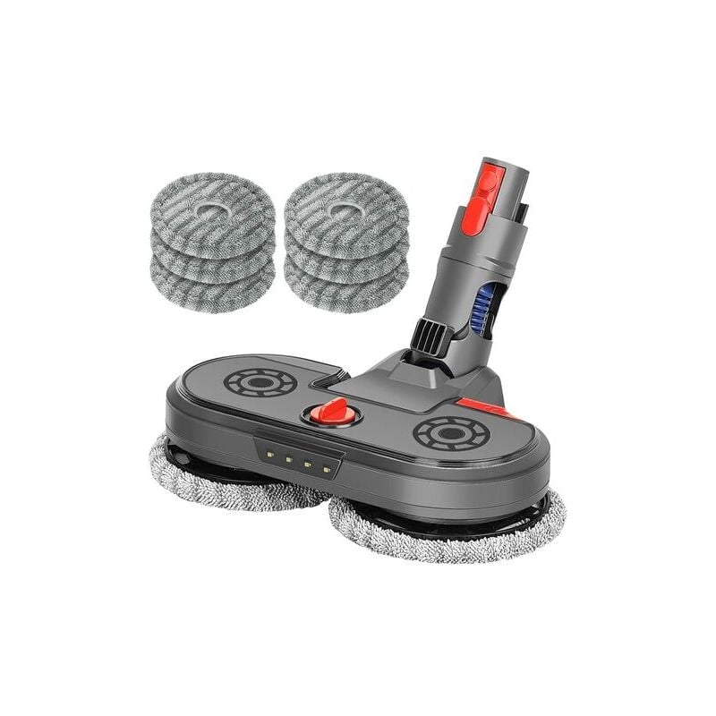 Accessoire vadrouille électrique pour Dyson V15 V11 V10 V8 V7, accessoire vadrouille avec réservoir d'eau intégré, lumière LED, vadrouille lavable