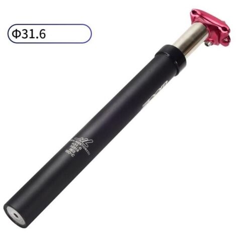 Accessoire vélo,Tige de selle suspendue de vélo , Tube de siège de voyage, amortisseur de chocs, , - Type 31.6X350mm Black -A
