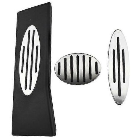 Accessoires auto pour BMW Mini Cooper JCW S F54 F55 F56 F60 R55 R56 R60 R61 : pédales, repose-pieds, couvre-pédales d'accélérateur, de frein et d'embrayage - Pédales automatiques avec repose-pieds