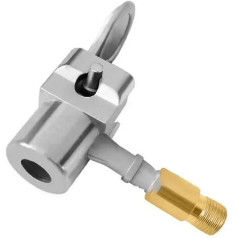 Accessoires auto pour compresseur : mandrin de gonflage de pneu en laiton de 8 mm, clip de serrage, adaptateur de valve.-AquaForge