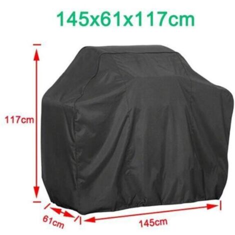 Accessoires barbecue, housse de protection étanche, étanche, 145x61x117cm