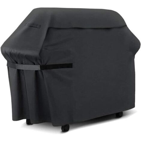 Accessoires Barbecue, Housse de protection étanche noire pour BBQ d'extérieur - Noir [E7764]