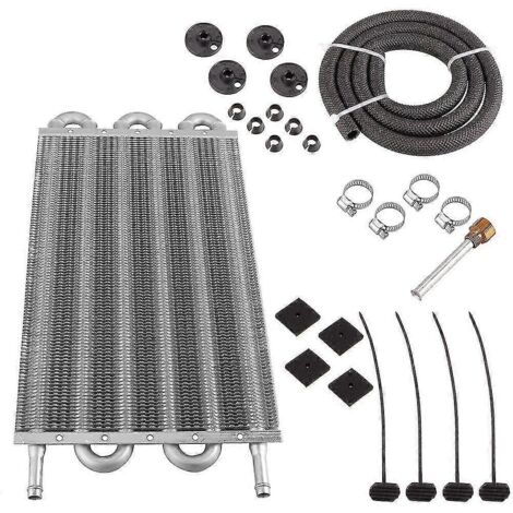 Accessoires combinés pour climatiseur General Motors (condensateur, boîte de vitesses, radiateur) argentés