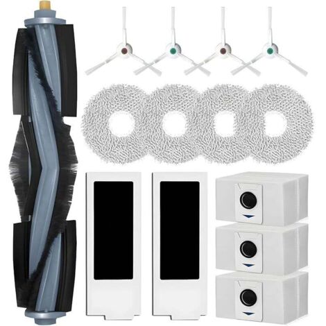Accessoires Compatible pour Ecovacs Deebot T20 Omni Brosses Principales, Pièces de rechange Compatible pour Ecovacs Deebot T20e Om