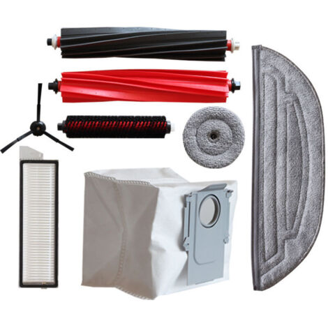 Accessoires compatibles avec l'aspirateur robot G20S/S8 MaxV Ultra : serpillière, chiffon, brosse latérale, filtre, sac à poussière, brosse rotative