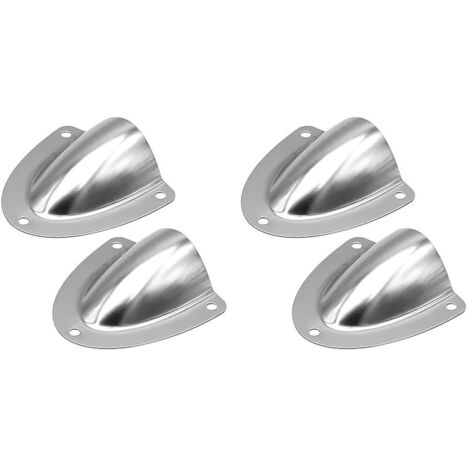 Accessoires d'accastillage marin, plaque de ventilation en acier inoxydable, lot de 4, couvercle d'orifice de ventilation, couvercle de sortie de ventilation marine