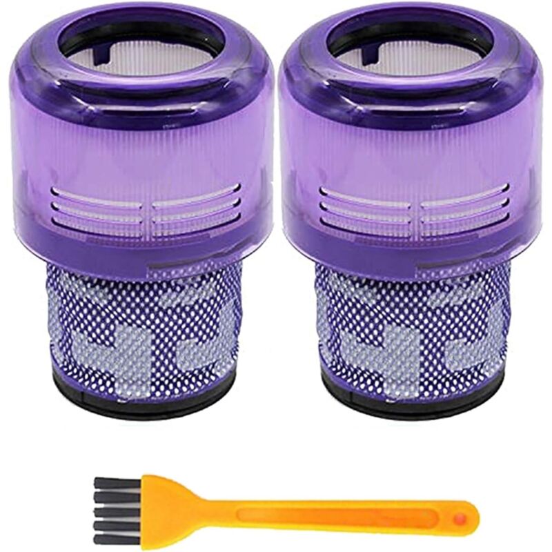 Ikodm - Accessoires d'aspirateur adaptés au filtre arrière d'aspirateur Dyson V11 SV14, filtre hepa - lot de 2