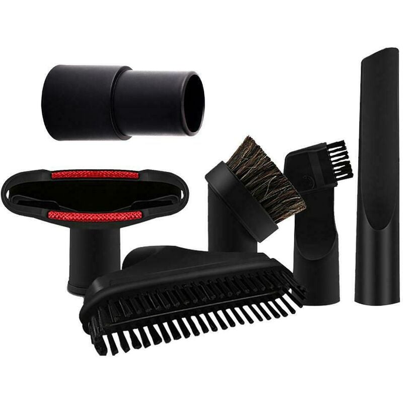 Csparkv - Accessoires d'aspirateur bouche d'aspiration tête d'aspiration brosse ronde tête de brosse brosse à poils diamètre intérieur 32mm/35mm set