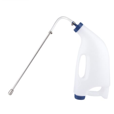 Accessoires de bouteille de lait de médecine d'eau d'alimentation de vache de veau d'animaux de ferme d'acier inoxydable 4L