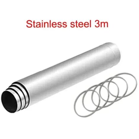Accessoires de cheminée en titane pour tentes de chauffage : cheminée 2,5 m  3 m, panneau latéral transparent, chapeau de cheminée, accessoires de camping, réchauds de cuisine portables