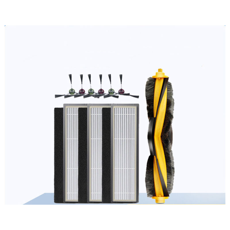 Sunxury - Accessoires de filtre à brosse de rechange pour aspirateurs robots Ecovacs OZMOT8 T9AIVI /max/pro