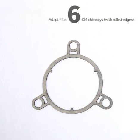Accessoires de fixation pour pare-vent de conduit de cheminée pour poêles à bois de camping, anneaux de fixation pour pare-vent, accessoires de cheminée, réchauds de cuisine portables