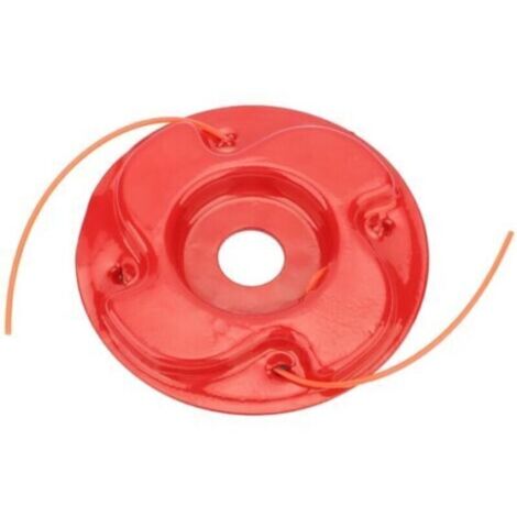 Accessoires de Jardin Tête de Coupe pour Découpe-Bordures Disque de Tonte en Métal Modèle Rouge Emballage OPP -