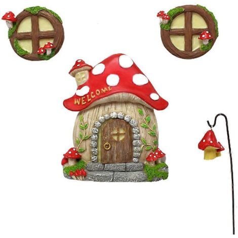 Accessoires de jardinage, bricolage, maison champignon, peinture, décoration, cadeaux pour le paysage