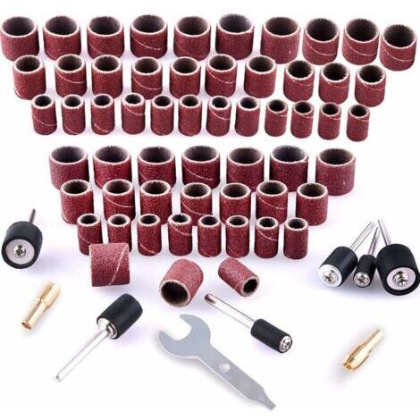 Accessoires de machine de levage de meulage électrique combinaison meulage, polissage et coupe ensemble d'anneaux de sable 531PC