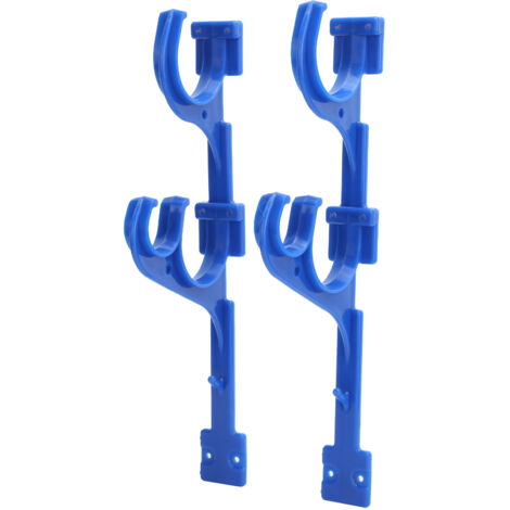 Accessoires de Piscine Crochets de Rangement en Plastique Support de Canne à Pêche Crochets pour Perche Extensible de Piscine et Tuyau d'Aspirateur-AUTRES