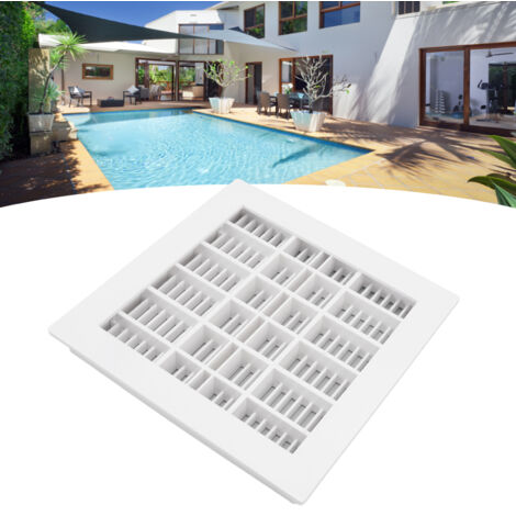 Accessoires de Piscine Élément Principal de Drainage Carré Grille de Drainage Siphon de Débordement Vidange de Fond Résistant à la Corrosion-AUTRES