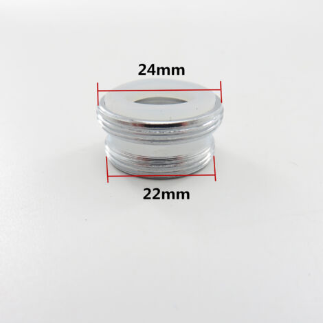 Accessoires de plomberie : Adaptateur de robinet tout cuivre pour lavabo, distributeur externe, connecteur 22 à 24 avec joint en silicone.