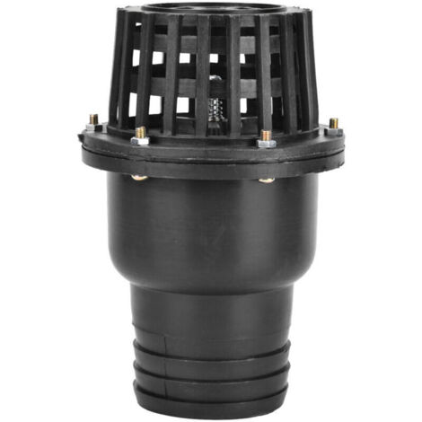 Accessoires de Pompe à Eau de Clapet Anti-retour de PVC de Valve Inférieure de Filtre de Pompe à Eau pour la Machine Liquide(3") A