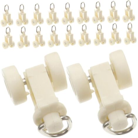 accessoires de poulies roulettes pour rails de rideaux de