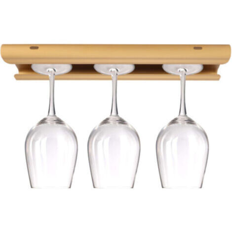 Accessoires de rangement de cuisine, support en verre à vin à l'envers, porte-ustensiles, armoire de cuisine à domicile, décoration de Bar, Bronze..
