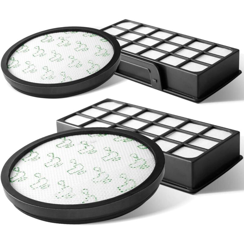 Alovez - Accessoires de Remplacement Brosse pour iRobot Roomba i7 i7+ i3 i3+ i4 j7 E5 E6 E7, 2 Paire de Brosses Principale, 8 Filtres, 8 Frosses