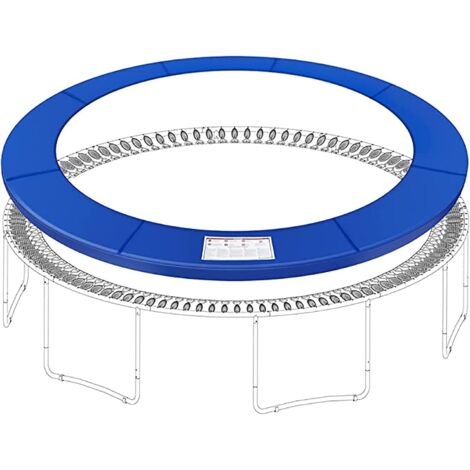 Accessoires de Remplacement de Trampoline, Tapis de sécurité pour Trampoline, Housse de Chevet à Ressort colorée, Protection Anti-UV imperméable pour Accessoires de Trampoline Rond