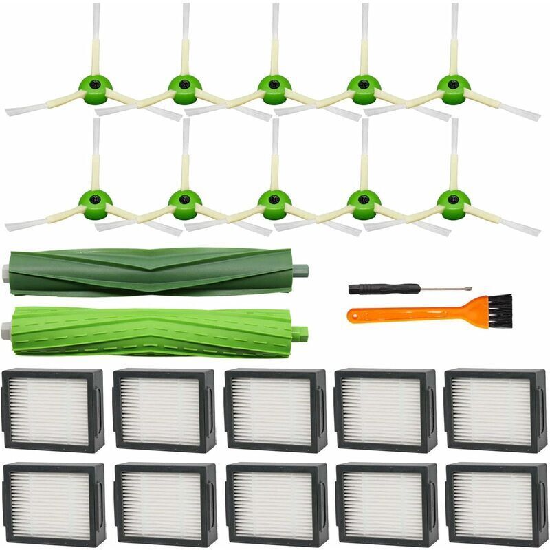 Accessoires De Remplacement Pour Irobot Roomba E5 E5154 E6 I3 I3152 I4 I7 I7156 I8 J7 7150 Brosse Filtre Hepa Brosse Rouleaux Brosses Latérales