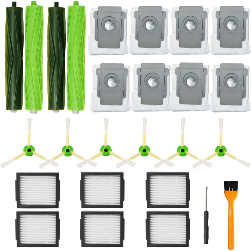 Keyoung - Accessoires de Remplacement pour iRobot Roomba Serie i i1+ i3+ i4+ i5+ i6+ i7+ i8+, Serie j j5+ j6+ j7+ j8+ j9+ (Pas pour le Combo J7+/J9+)