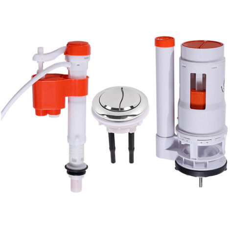 Accessoires de réservoir de toilette série monobloc à économie d'eau ensemble de boursouflure bouton de soupape de vidange de soupape d'admission d'eau à haute pression