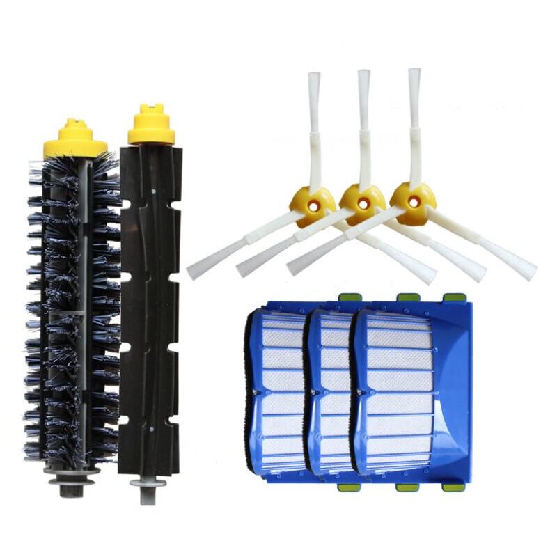 Forehill - Accessoires de robot de balayage irobot série 6 brosse de rouleau de filtre brosse latérale 56708 620 630 564 595