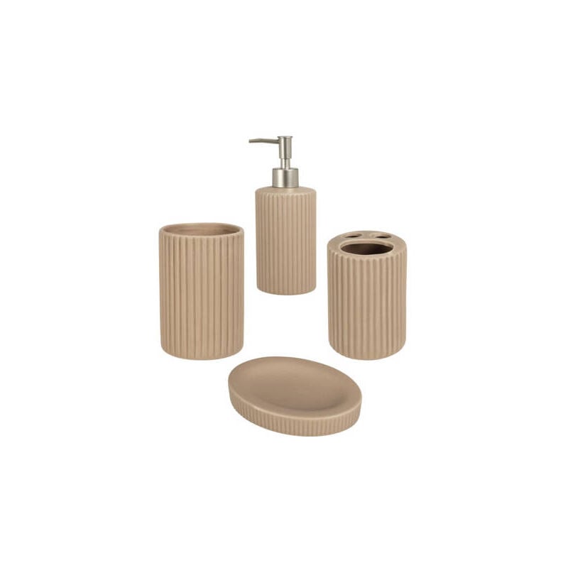 Accessoires de salle de bain en céramique, ensemble de 4 pièces