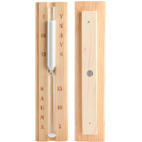 Accessoires de Sauna en Bois Horloge à Sable pour Temps de Sauna