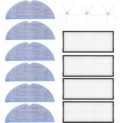 KGC Lot de 6 serpillère rechange avec roborock s7 d'origine