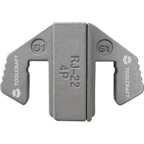 Accessoires de sertissage TOOLCRAFT Insert de sertissage pour connecteurs 4P4C/Rj22 adapté pour marq