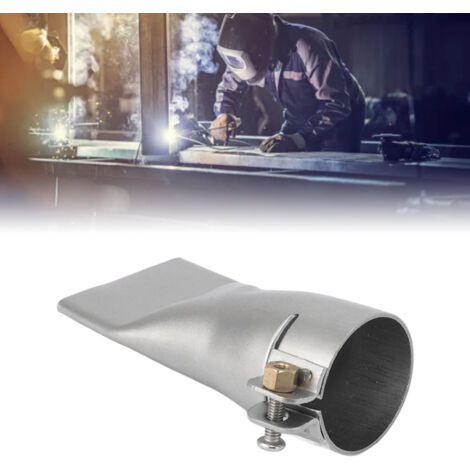 Accessoires de Soudure à Air Chaud Buse en Acier Inoxydable pour Réparation de Tuyaux Planchers Pare-Chocs Tête de Soudure Triangulaire Plat Résistante à la Chaleur-KZQ
