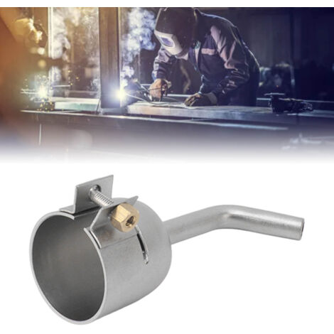 Accessoires de Soudure à Air Chaud Buse en Acier Inoxydable pour Réparation de Tuyaux Sol Pare-Chocs Tête de Soudure Plastique Résistante à la Chaleur 120 Degrés Bouche Ronde - KZQ