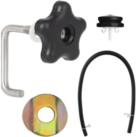 Accessoires de souffleuse à neige  Jeu de vis de fraise à neige, bouton de verrouillage Kit de réparation pour parc commercial, équipement d'hiver, outils de jardin extérieurs, entretien