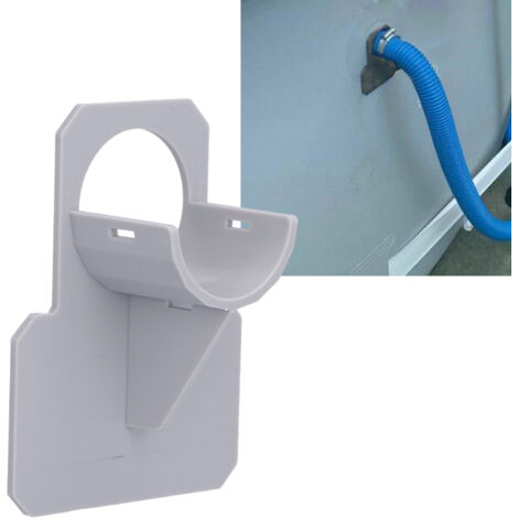 Accessoires de Support pour Tuyau de Piscine Intex - Support Flexible pour Tuyau Gris