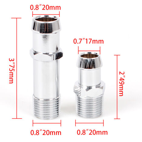 Accessoires de tuyau de chauffage de rechange automobile 3/4 pompe à eau 5/8 adaptés pour Chevrolet 9514/9515. Un tuyau de raccordement de chauffage, remplacement non destructif.