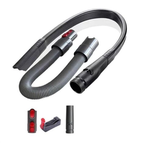 Accessoires de Tuyau pour Dyson V7 V8 V10 V11 V15, Kit de Tuyau Adaptateur de Suceur Plat Flexible pour Nettoyer les Coins et
