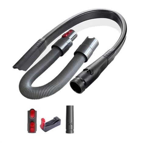 Accessoires de Tuyau pour Dyson V7 V8 V10 V11 V15, Kit de Tuyau Adaptateur de Suceur Plat Flexible pour Nettoyer les Coins et