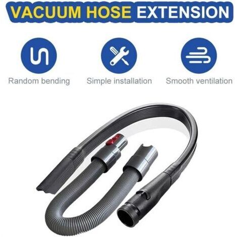 Accessoires de Tuyau pour Dyson V7 V8 V10 V11 V15, Kit de Tuyau Adaptateur de Suceur Plat Flexible pour Nettoyer les Coins et