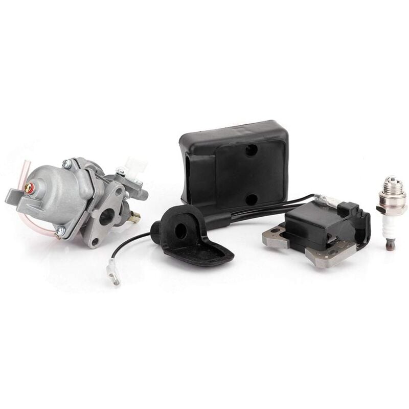 Jeffergarden - Accessoires de vélo Carburateur Bobine d'allumage Filtre à Air Bougie d'allumage pour 47CC 49CC Mini Pocket Bike