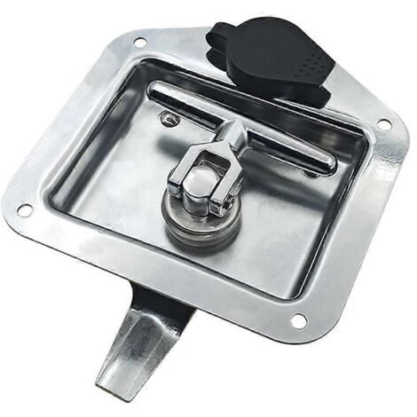 Accessoires de verrouillage de porte pour camping-cars et yachts : serrure en acier inoxydable pour boîte à outils.
