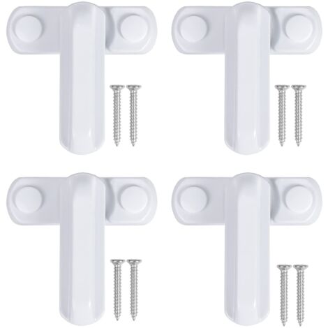 Accessoires de verrouillage pour fenêtres, boucle, verrou antivol, verrou en T en acier et plastique, fenêtre à battant, verrou de sécurité pour portes et fenêtres en alliage d'aluminium