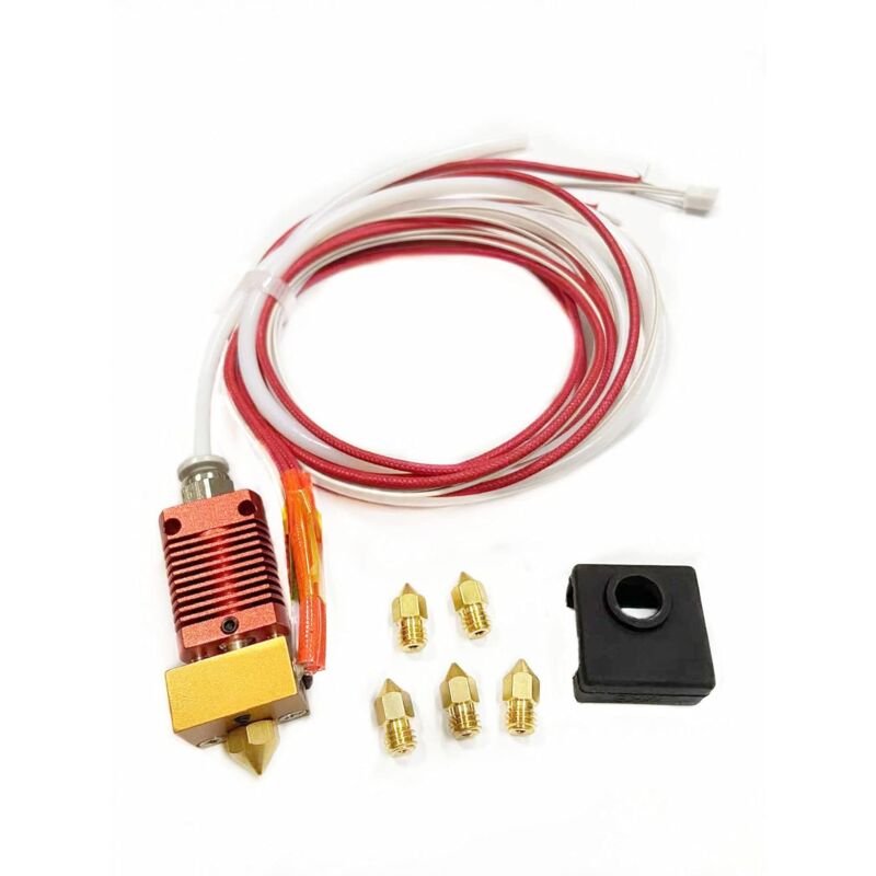 Accessoires d'imprimante 3D pour CR10 / Ender - 3 Extrusion tête de pulvérisation kit d'extrémité chaude 24V40W