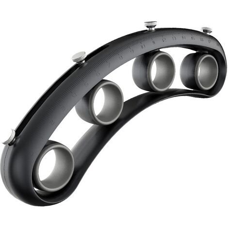 Accessoires d'instruments de musique Rallonge de doigt de guitare Rallonge d'écart de doigt réglable (noir)